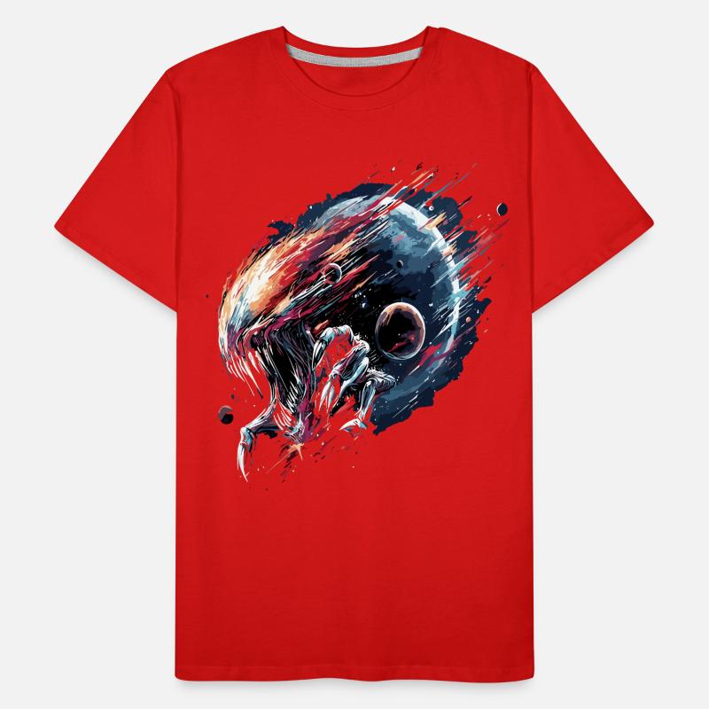 Alien Creature Planet Sci-Fi Men's Premium Organic T-Shirt