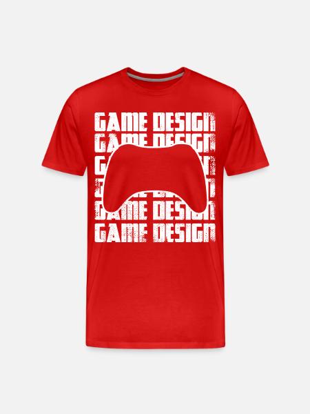 Game Designer - Men's Premium Organic T-Shirt - red