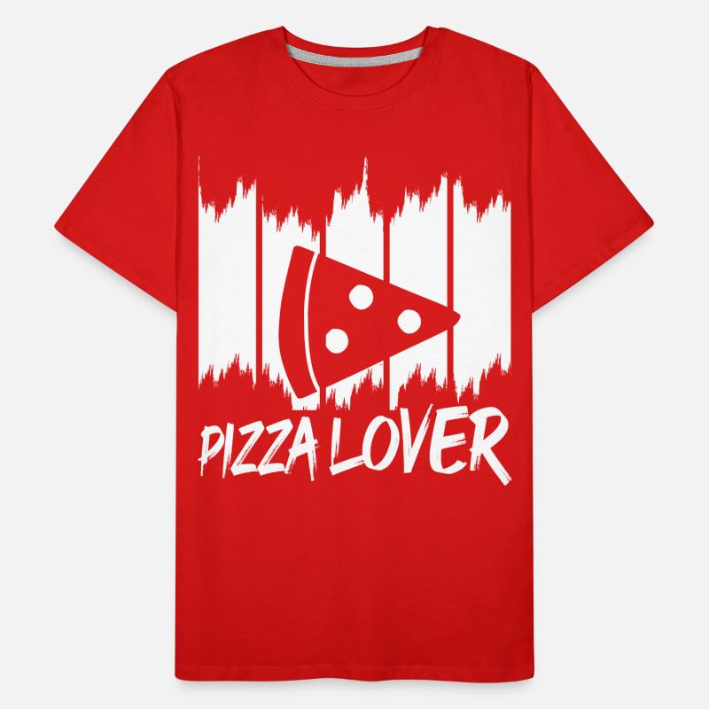 Funny Pizza Lover Men's Premium Organic T-Shirt
