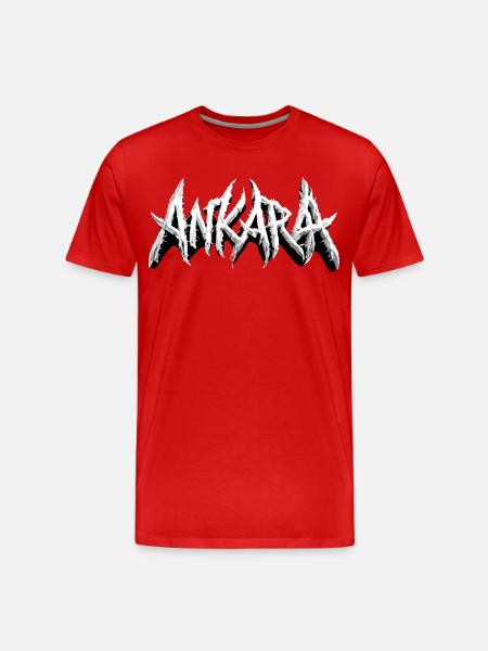 Ankara Turkey - Ankara Metal Music Headbanger - Men's Premium Organic T-Shirt - red