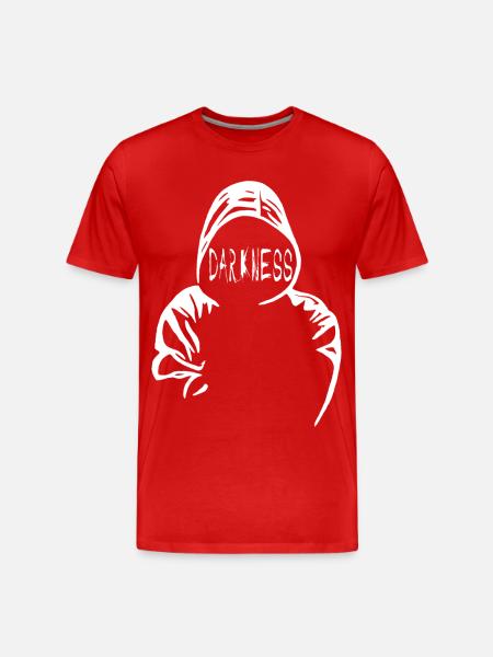 The Darkness - Men's Premium Organic T-Shirt - red