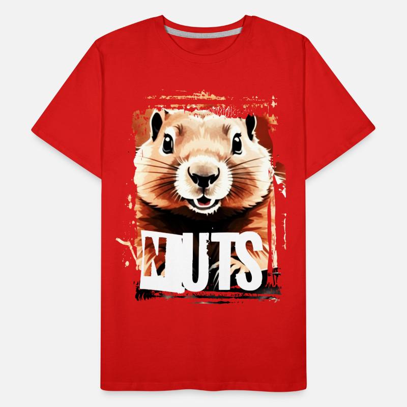 Squirrel Nuts Nuts Nuts Men's Premium Organic T-Shirt
