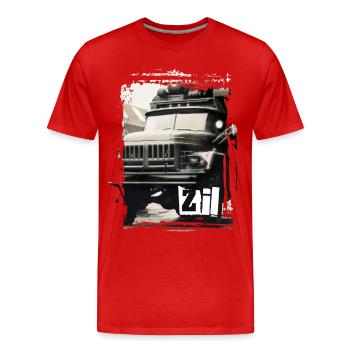 ZIL 131 RDA - T-shirt bio Premium Homme - rouge - Devant - Damien (186cm)