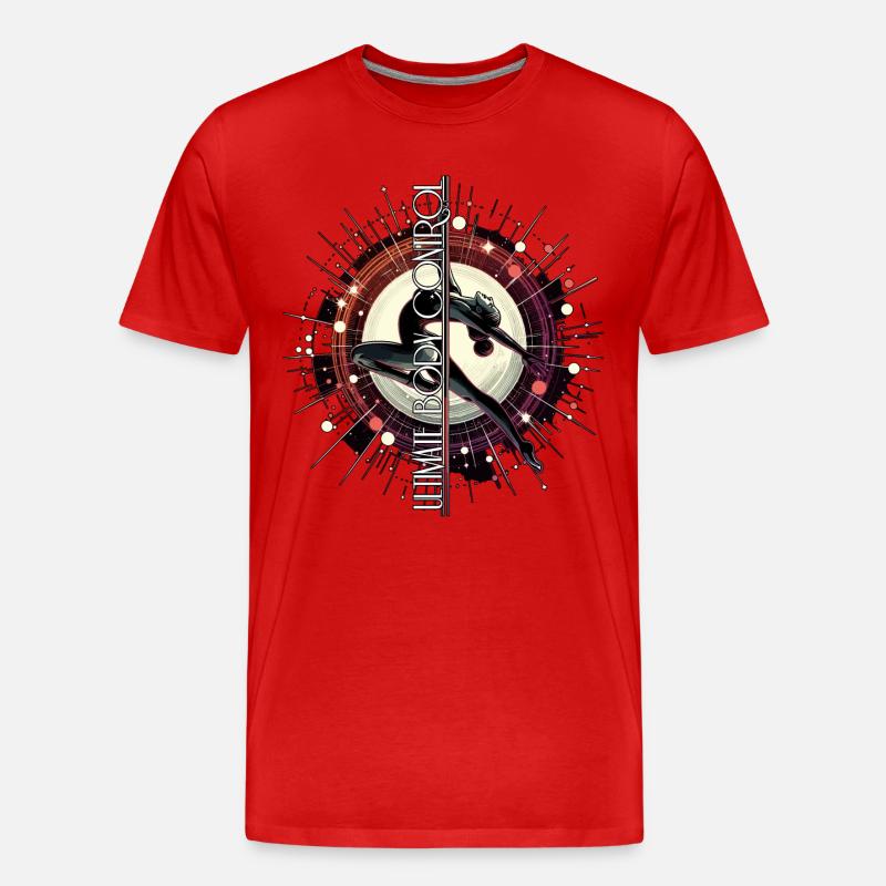 Pole Dance ultimative Körperkontrolle Geschenk - Männer Premium Bio T-Shirt - Rot