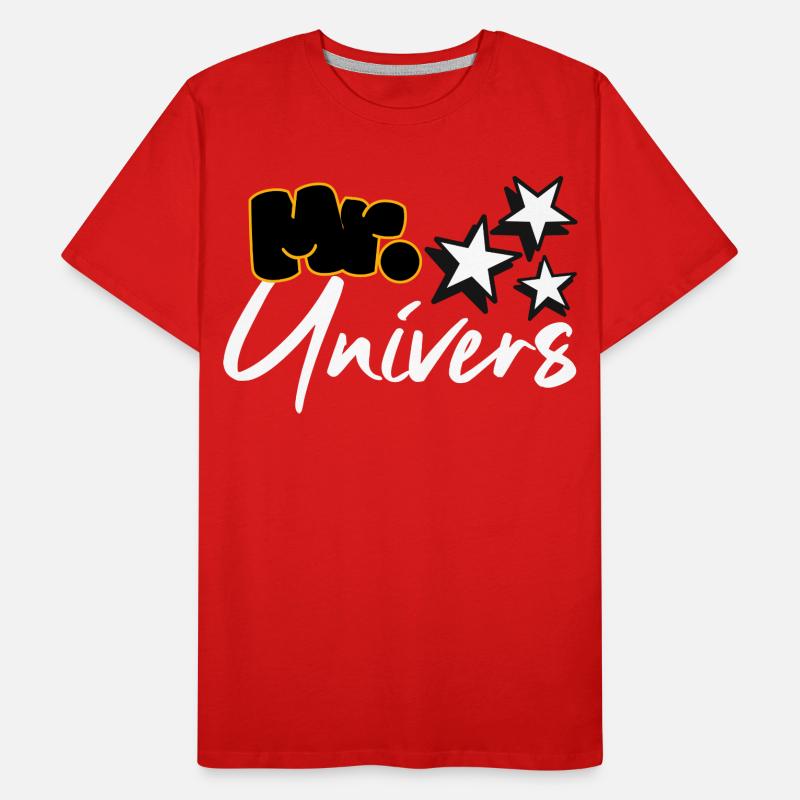 Mr. Universum Männer Premium Bio T-Shirt