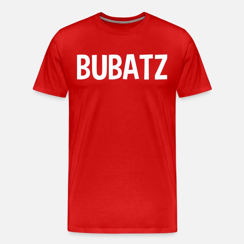 BUBATZ - Männer Premium Bio T-Shirt - Rot