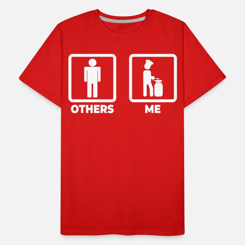 Figurine de chef bâton T-shirt bio Premium Homme
