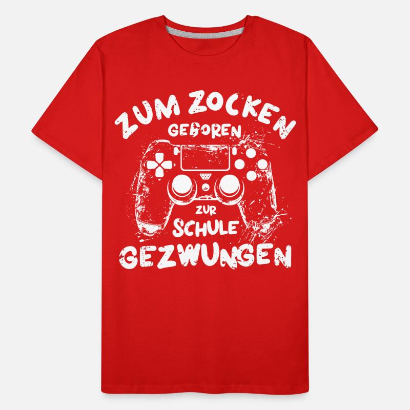 Computerfreak Zocker Gamershirt Hacker Männer Premium Bio T-Shirt