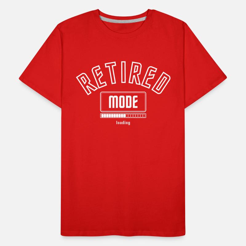 Vorfreude Rentner Modus wird geladen. Männer Premium Bio T-Shirt