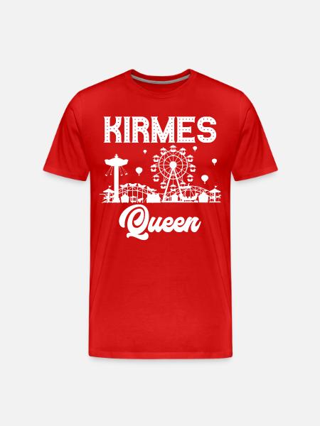 Funfair, Queen, Fair, Fair, Folk Festival - Men's Premium Organic T-Shirt - red