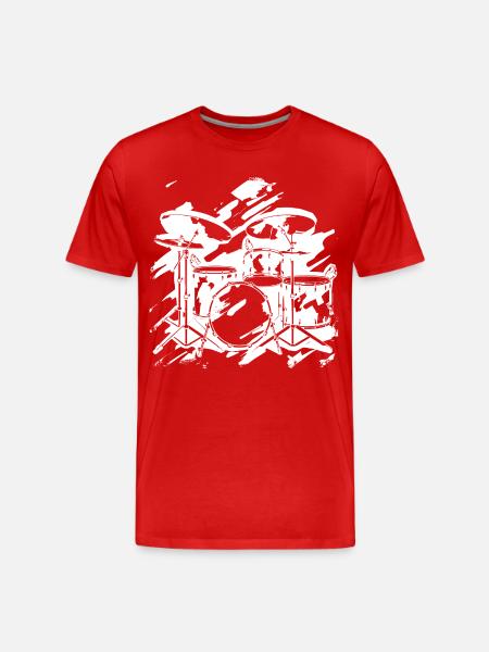 Percussion - Men's Premium Organic T-Shirt - red