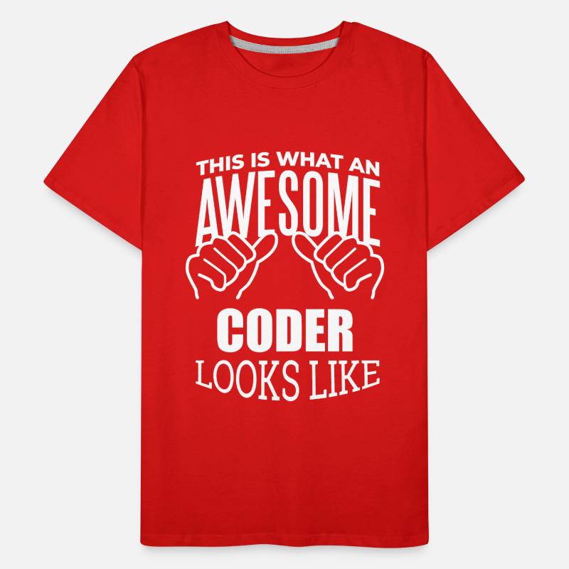 Coder Men's Premium Organic T-Shirt