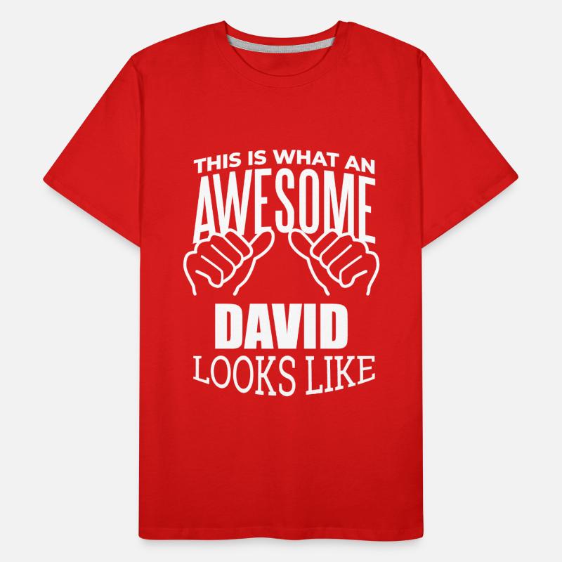 David Männer Premium Bio T-Shirt