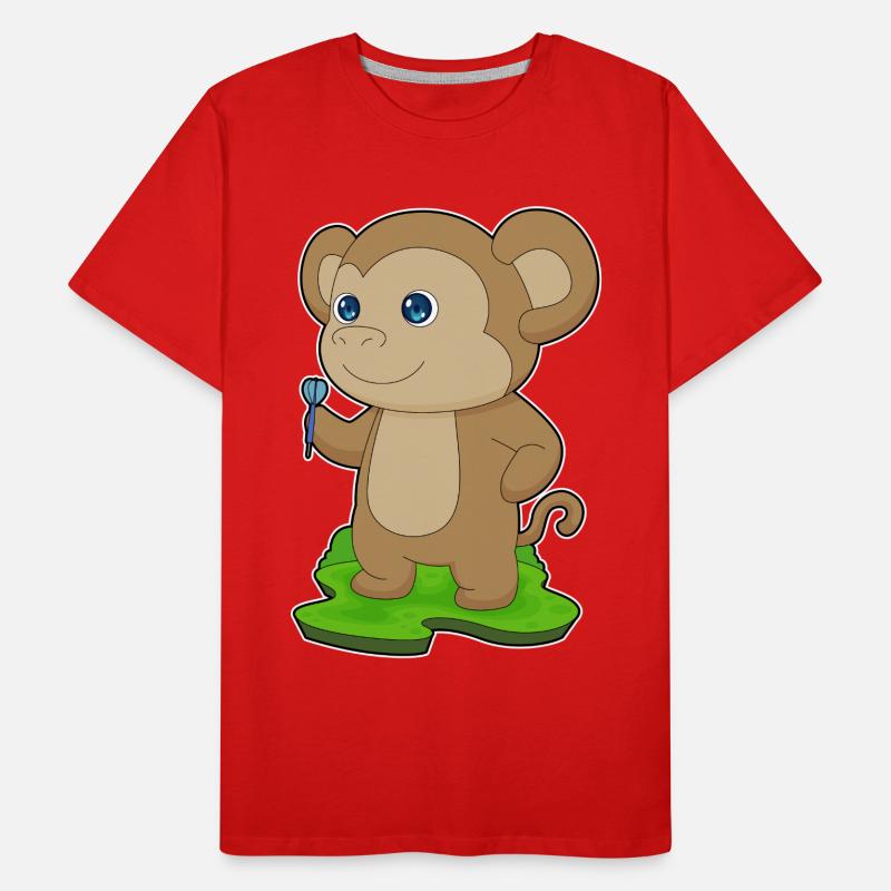 Fléchette de singe T-shirt bio Premium Homme
