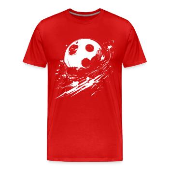Bowlen - Männer Premium Bio T-Shirt - Rot - Vorne - Damien (186cm)