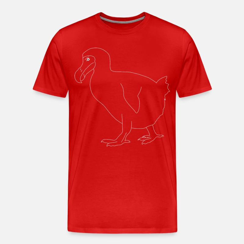 Dodo - Männer Premium Bio T-Shirt - Rot