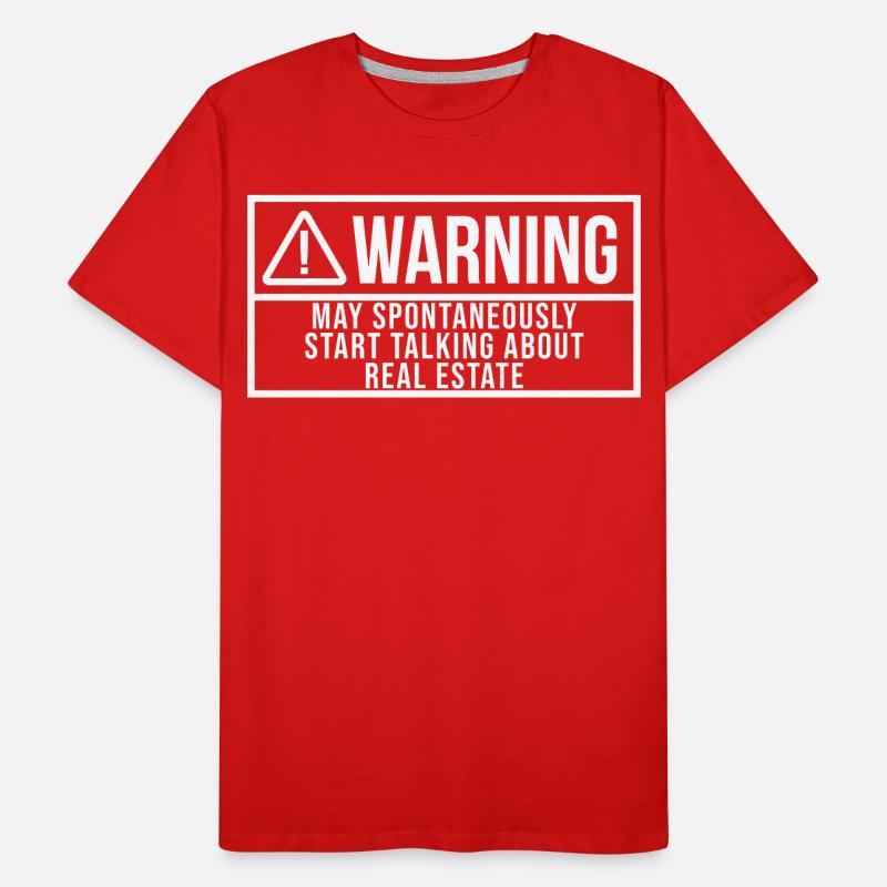 fast ejendom Herre Premium T-shirt økologisk