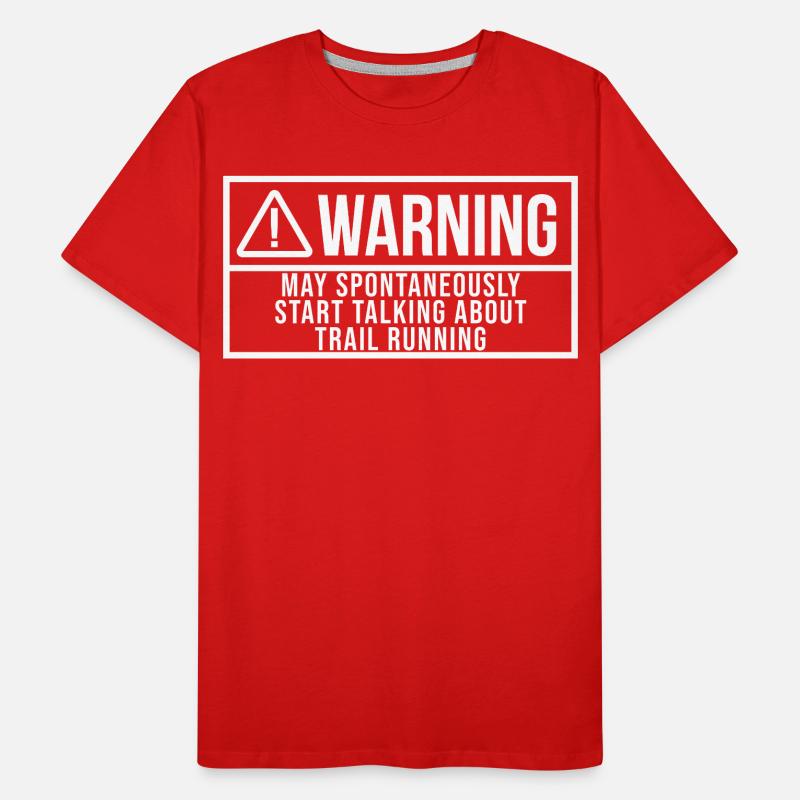 Trail Runner Men's Premium Organic T-Shirt
