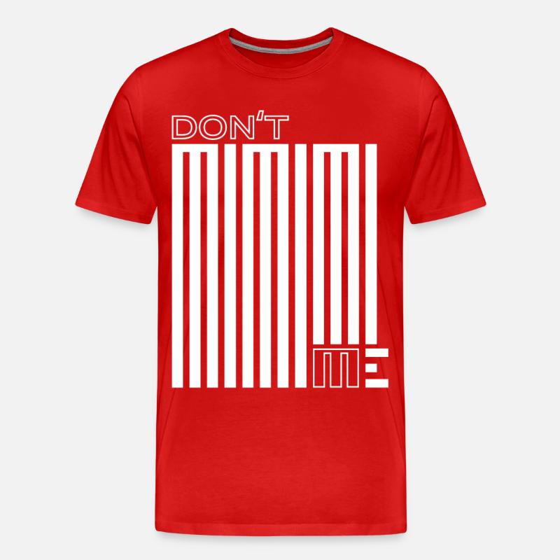 Stop Mimimi – Machen, statt Jammern - Männer Premium Bio T-Shirt - Rot
