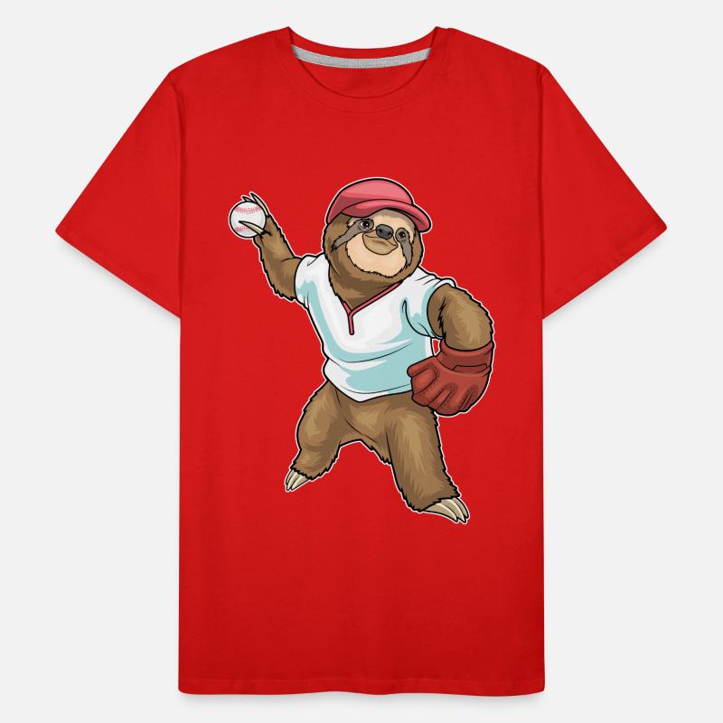 Gant de baseball Sloth T-shirt bio Premium Homme