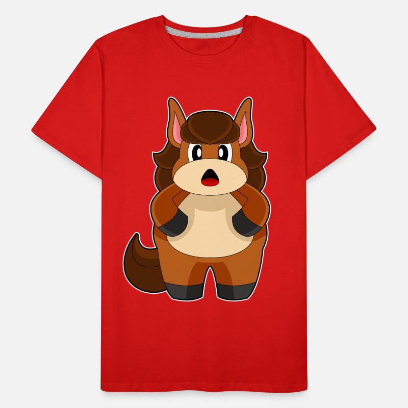 Cheval Dick T-shirt bio Premium Homme
