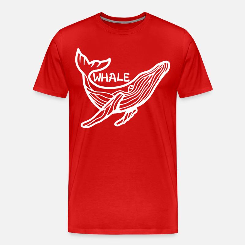 Le géant des mers - T-shirt bio Premium Homme - rouge