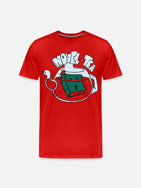 Novel Tea - T-shirt bio Premium Homme - rouge