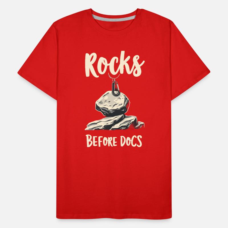 Rocks Before Docs Men's Premium Organic T-Shirt
