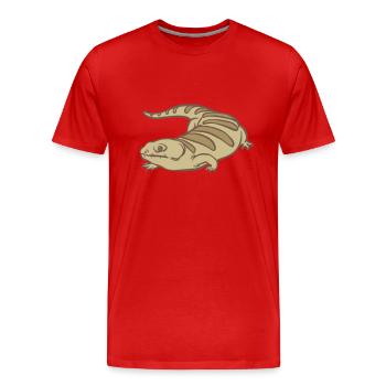 Scinque fascinant et unique - T-shirt bio Premium Homme - rouge - Devant - Damien (186cm)