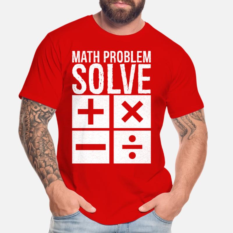 math problem solve Men's Premium Organic T-Shirt