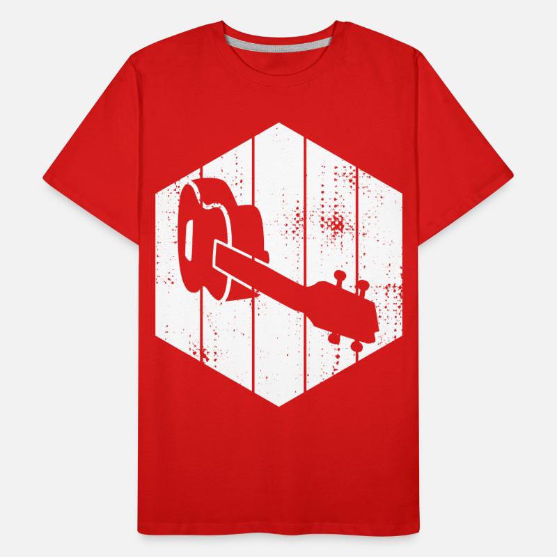 Ukulele Drawing Men's Premium Organic T-Shirt