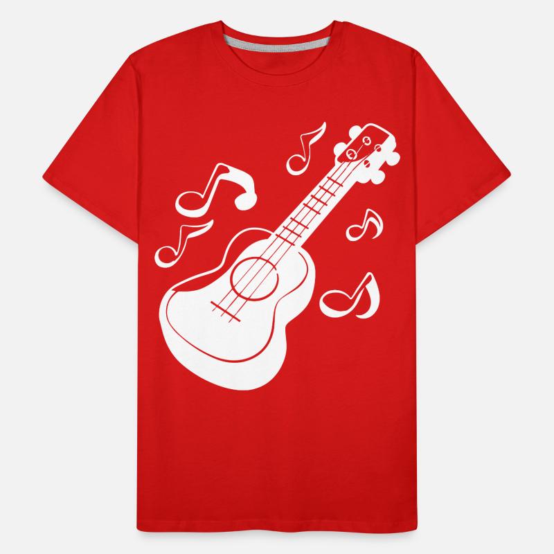 Graphiques Ukulele T-shirt bio Premium Homme