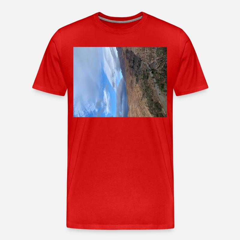 صورة لحضارة البربر - Männer Premium Bio T-Shirt - Rot