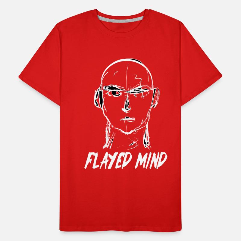 Flayed Mind weiß Männer Premium Bio T-Shirt