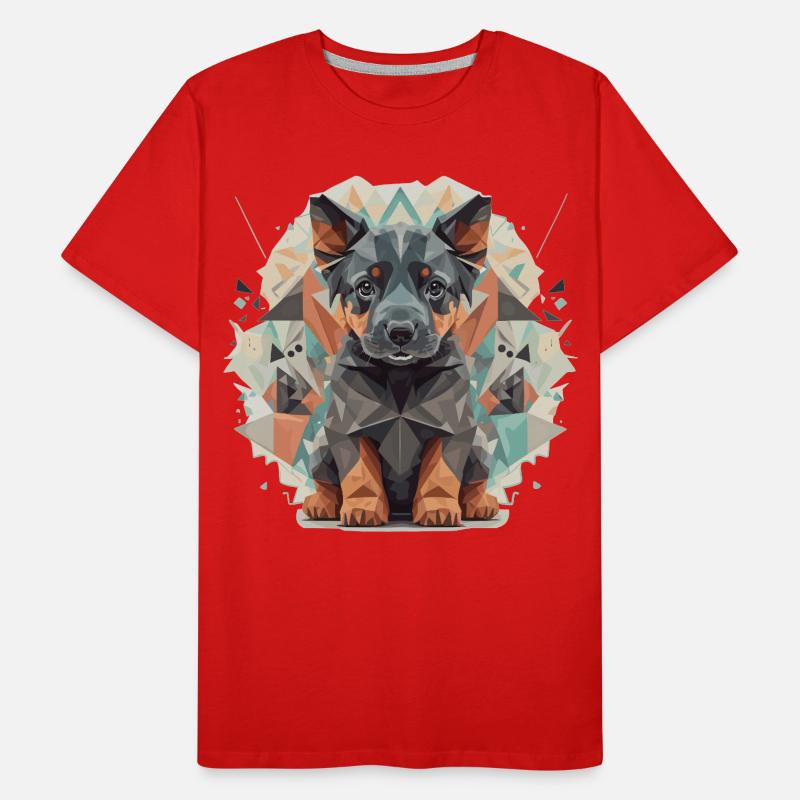 Polygon Berger Chien T-shirt bio Premium Homme