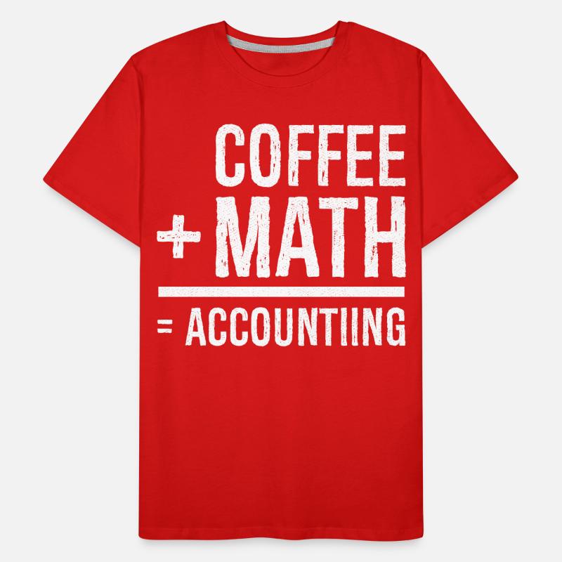 café math comptabilité T-shirt bio Premium Homme