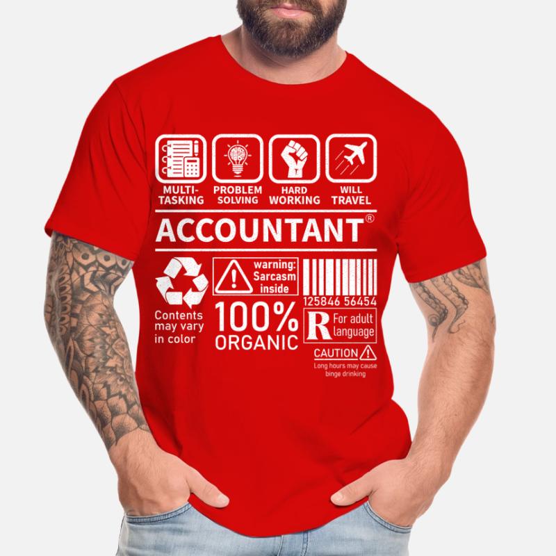 Comptable Multi Tasking Résolution de problèmes T-shirt bio Premium Homme