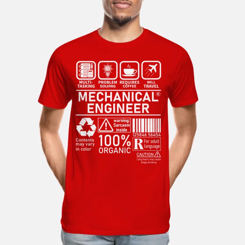 Mechanical Engineer multi tasking problem solving Männer Premium Bio T-Shirt