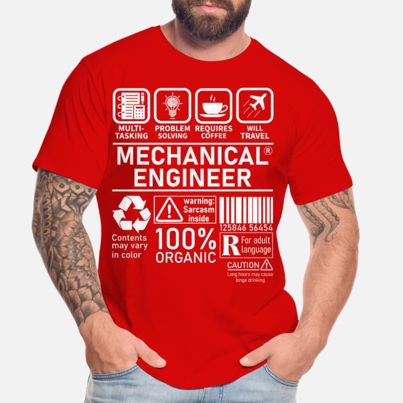 Mechanical Engineer multi tasking problem solving Männer Premium Bio T-Shirt