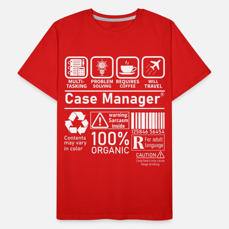 Résolution de problèmes multitâches Case Manager T-shirt bio Premium Homme