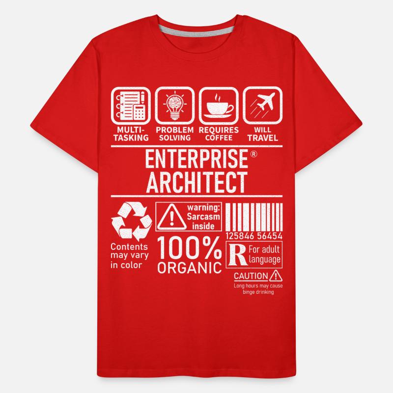 Résolution de problèmes multitâches Enterprise Architect T-shirt bio Premium Homme