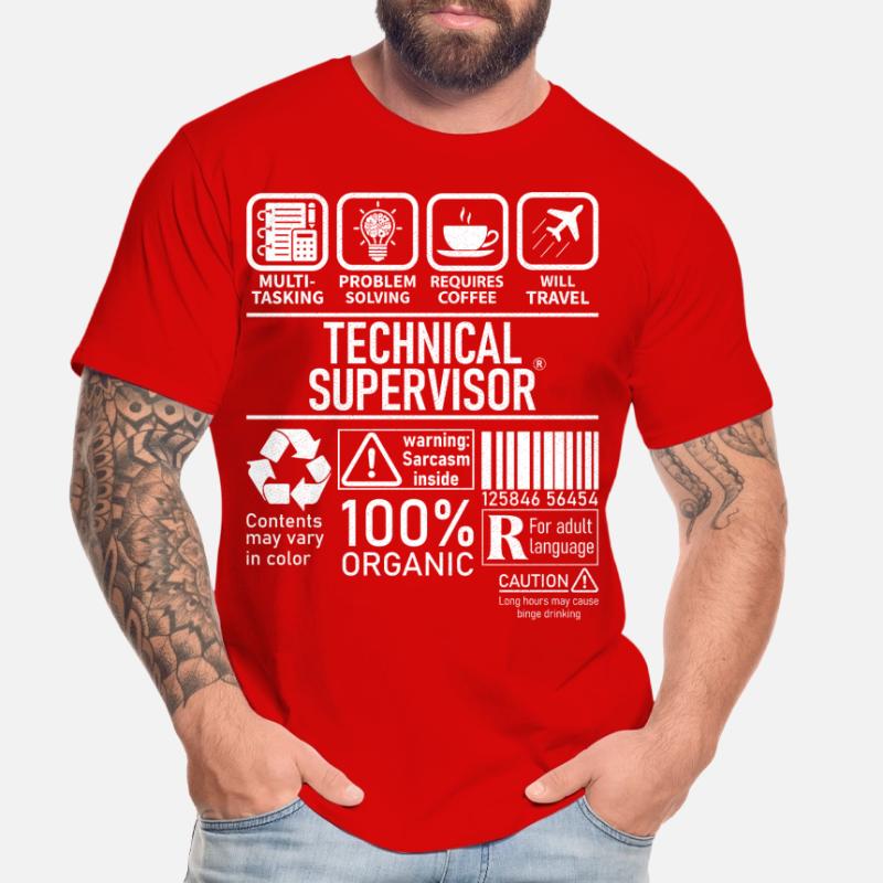 Technical Supervisor multi tasking problem solving Men's Premium Organic T-Shirt