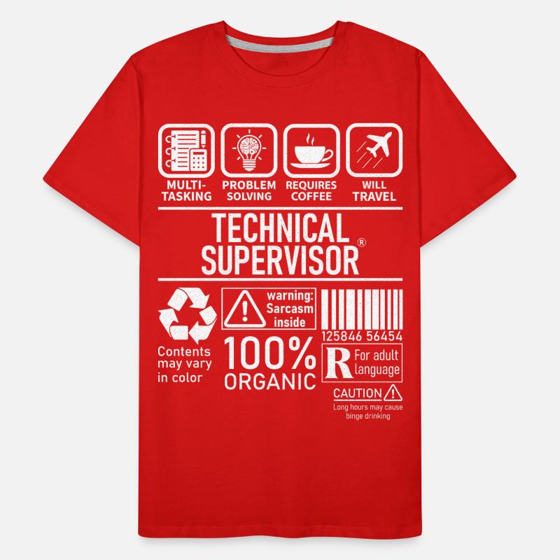 Technical Supervisor multi tasking problem solving Men's Premium Organic T-Shirt