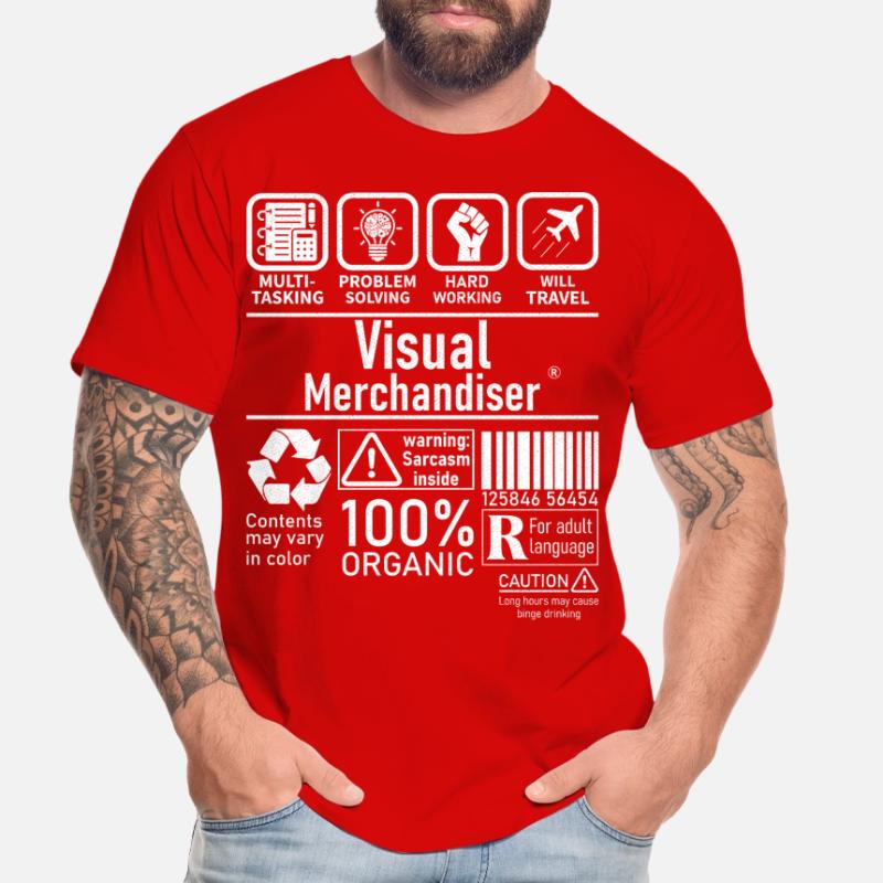 Visual Merchandiser résolution de problèmes multitâches T-shirt bio Premium Homme
