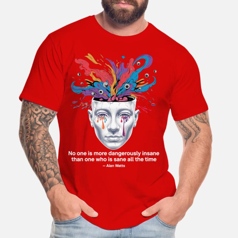 Mind Unleashed | Watts Psychedelic Insight T-shirt bio Premium Homme