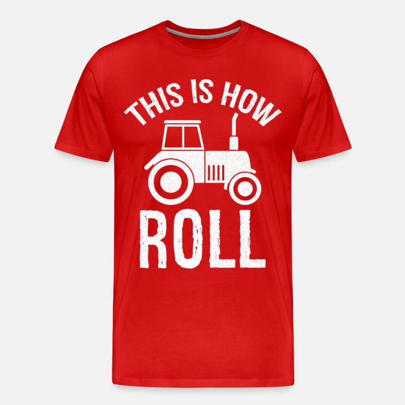 this is how roll - Men's Premium Organic T-Shirt - red