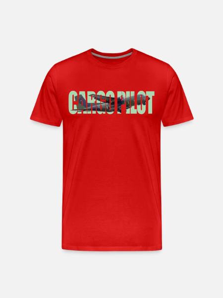 Cargo pilot C-160 - Men's Premium Organic T-Shirt - red