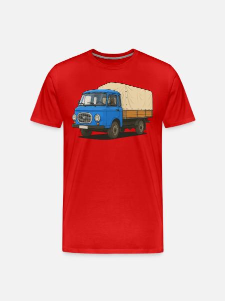 Plateau Est - T-shirt bio Premium Homme - rouge