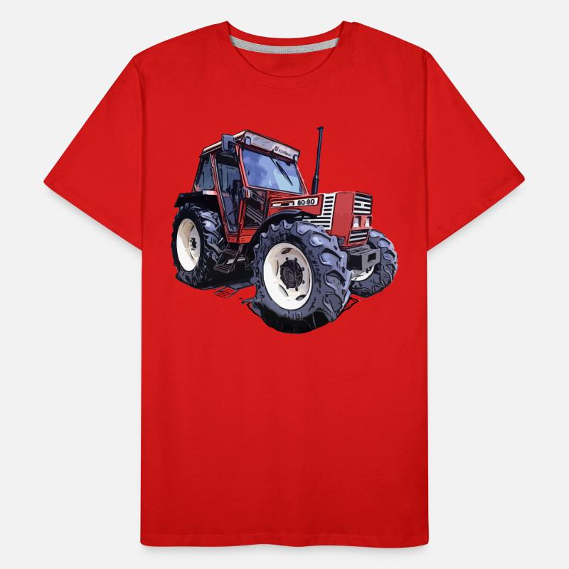 Force de terrain 80-90 T-shirt bio Premium Homme