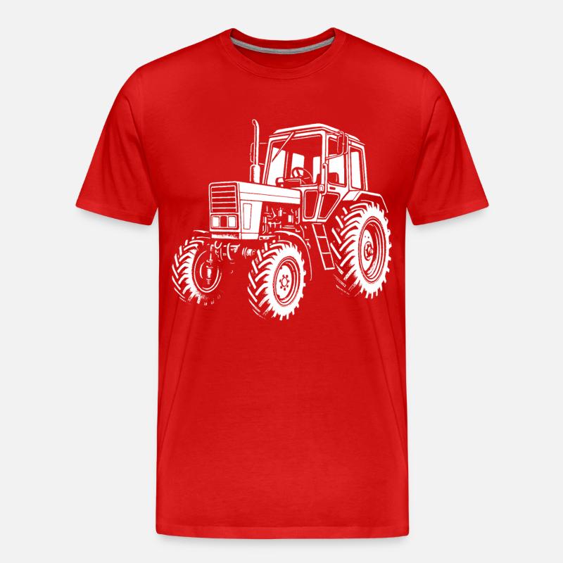 MTS Klassiker - Männer Premium Bio T-Shirt - Rot